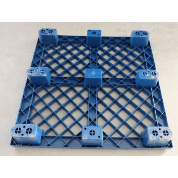 Steel Reinforced 1100 X 1100 mm Plastic Pallet for Warehouse